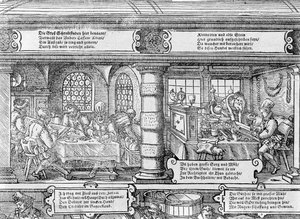 Banking Scene by Jost Amman